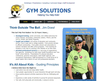Tablet Screenshot of gym-solutions.com